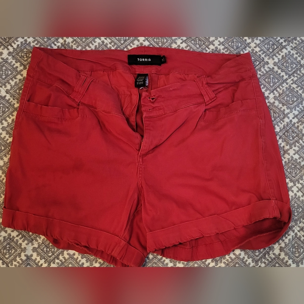 Womans Red Shorts